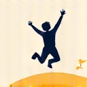 Icona di una persona più energica